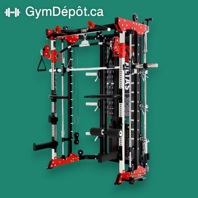 Smith Machine Altas AL-3058G avec barre compensée et poulies 1:1