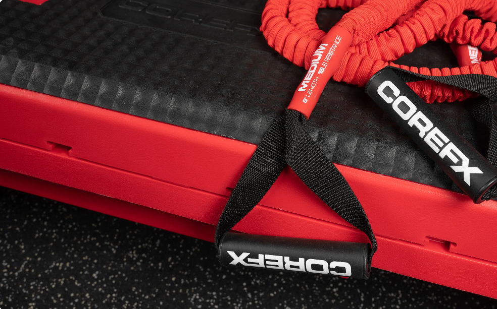 Resistance band with handle