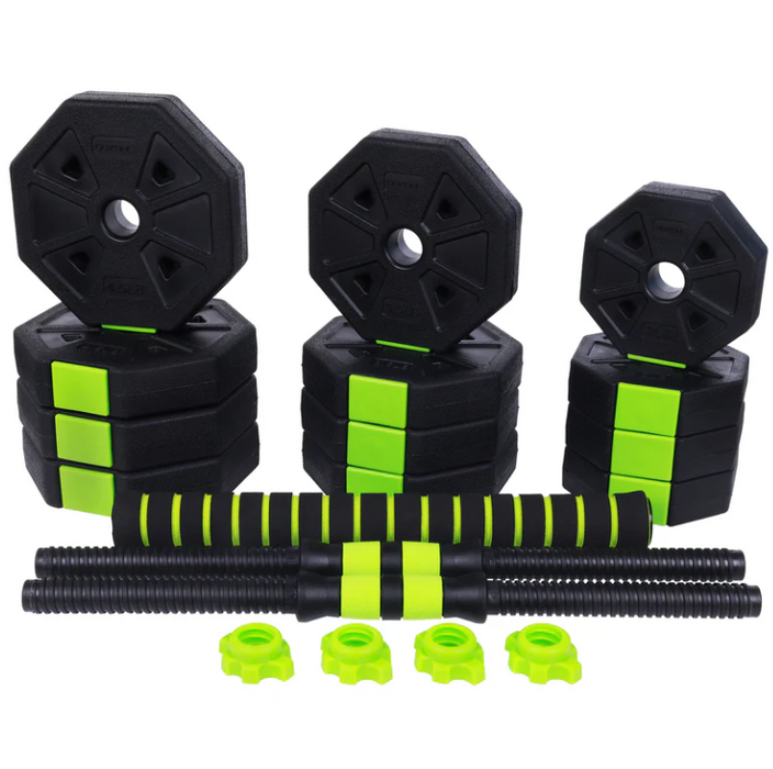 Adjustable dumbbells from 4 to 40 lbs