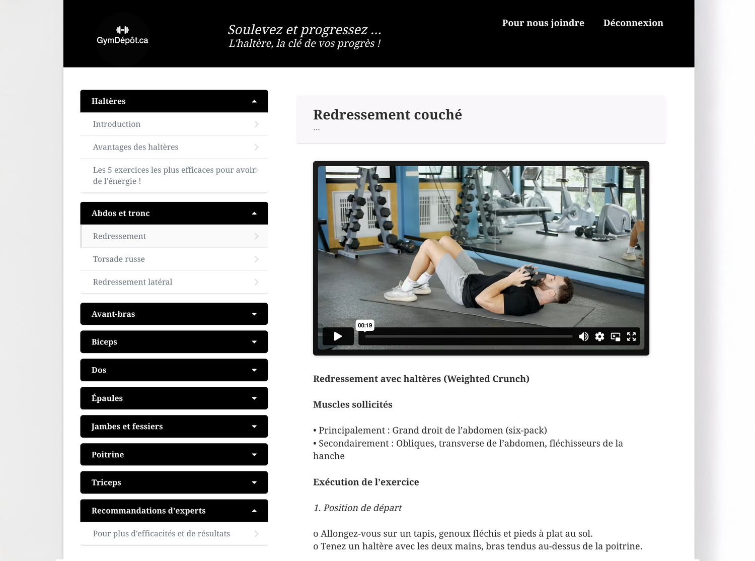 83 videos with dumbbells