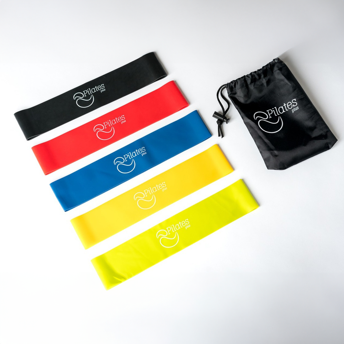 Bags of small Pilates bands