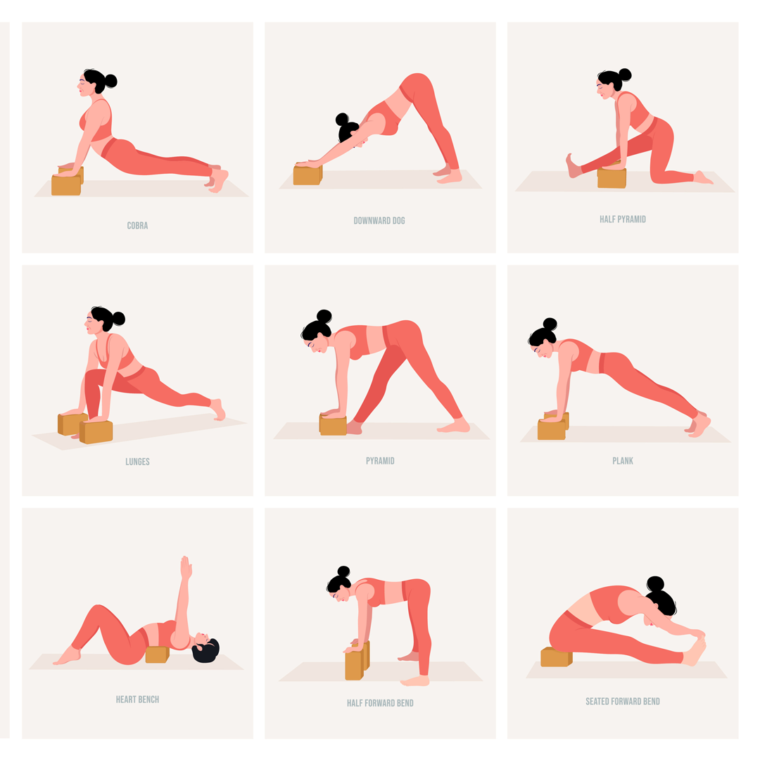 How to use yoga blocks?