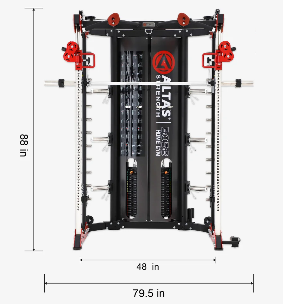 Vue de face de la AL-3058G avec ses dimensions