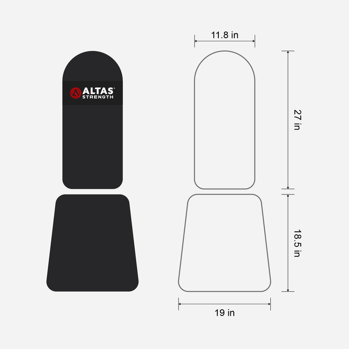 Appareil compact d’extension et de flexion des jambes Altas AL-169