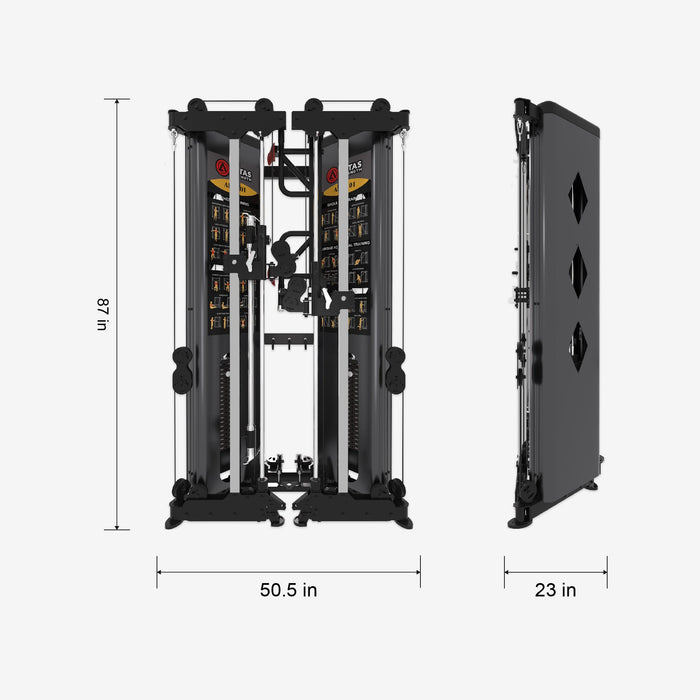 Smith machine pliable avec système de poulies Altas AL-3101