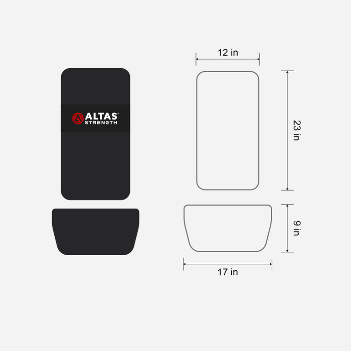 Station de sissy squat semi-commerciale Altas AL-6005B