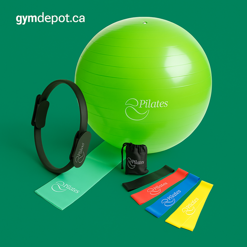 Ensemble Pilates avec un ballon