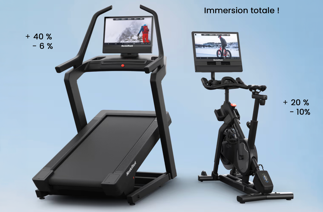 NordicTrack X24 Treadmill and Bike Combo