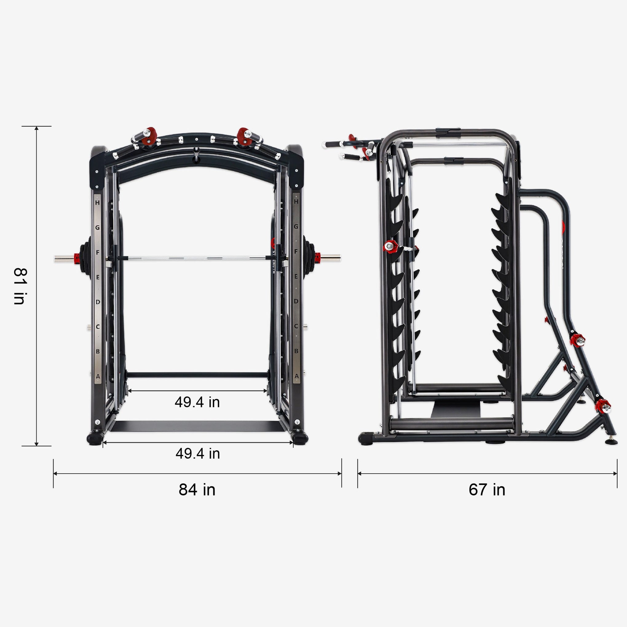 Altas Strength AL-3069 — Rack de puissance 3D — GymDepot.ca