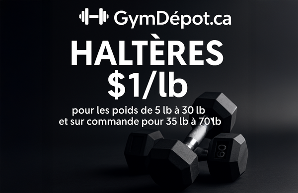 Poids d'haltère hexagonal — GymDépôt.ca