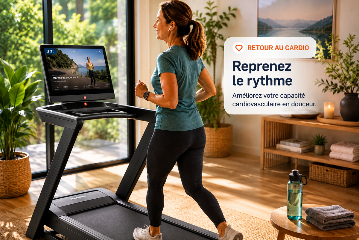 Retour au cardio — Reprenez le rythme sur le tapis roulant NordicTrack 2450