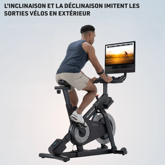 Vélo NordicTrack x24 connecté et immersif